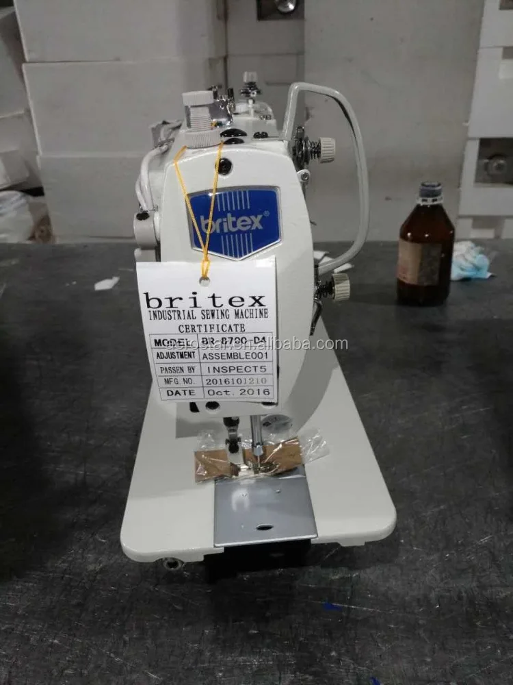 
BR- 8700-D4 single needle lockstitch industrial sewing machine with competitive price 