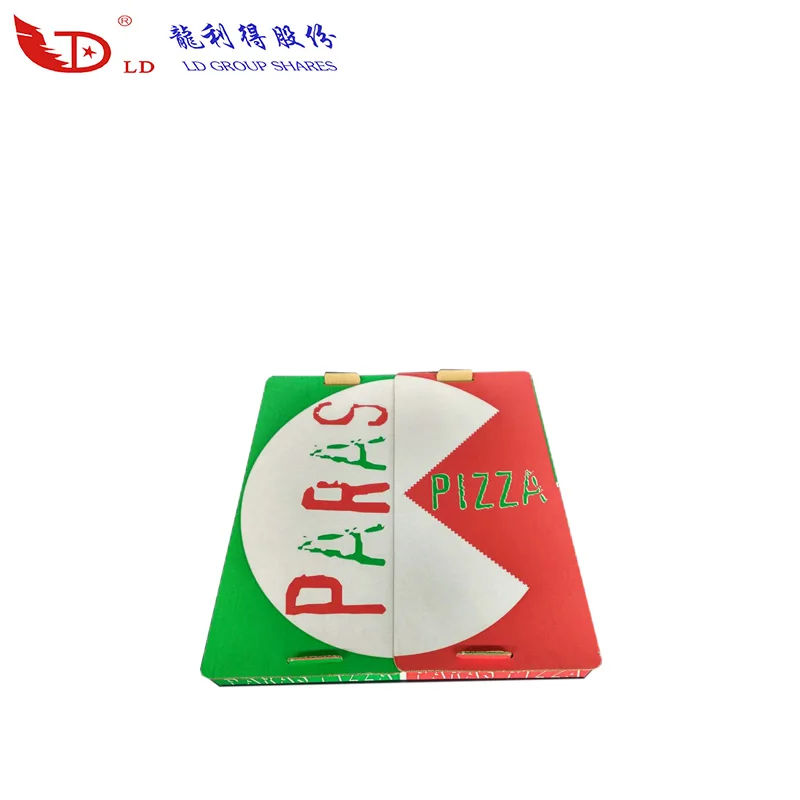 
6 дюймов пиццы коробка с логотип 