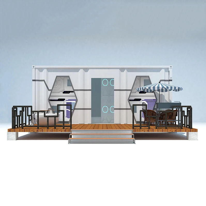 STARSDOVE Capsule shaped Hotel Container with bathroom capsule sleeping pods for outdoor living