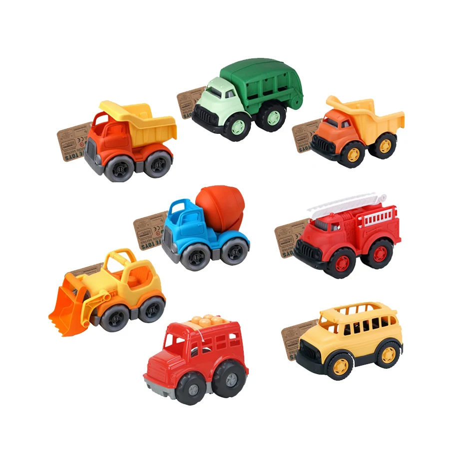 non-toxic material for kid Various garbage dump truck plastic car toy for baby 2 age+