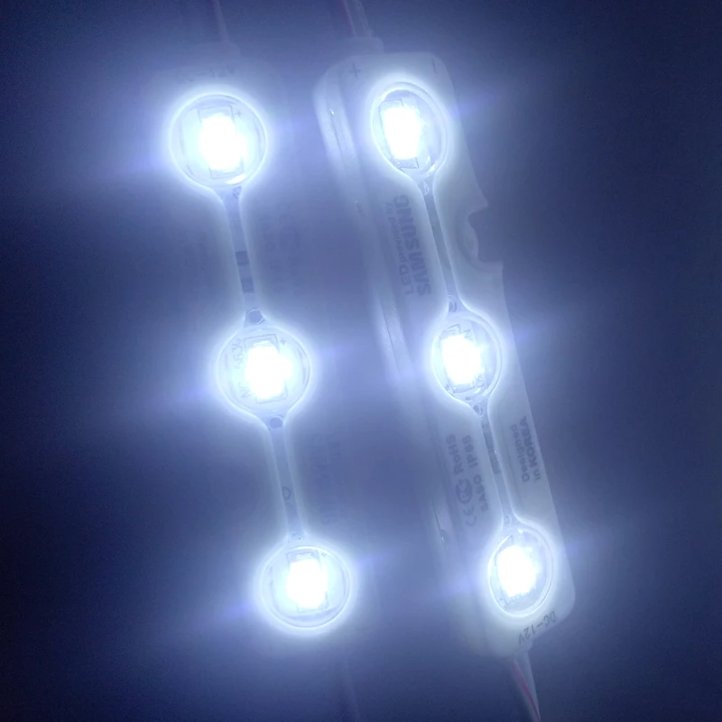 High Brightness Backlight DC12V cool white Xxx Video 5730 Led Module 3LEDs