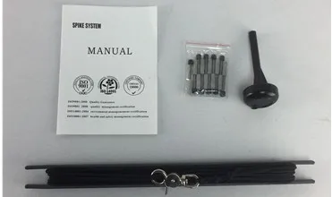 5 м шиномонтажный складной пластиковый дорожный блок устройство для дефляции шин полицейская шиповая полоса безопасности