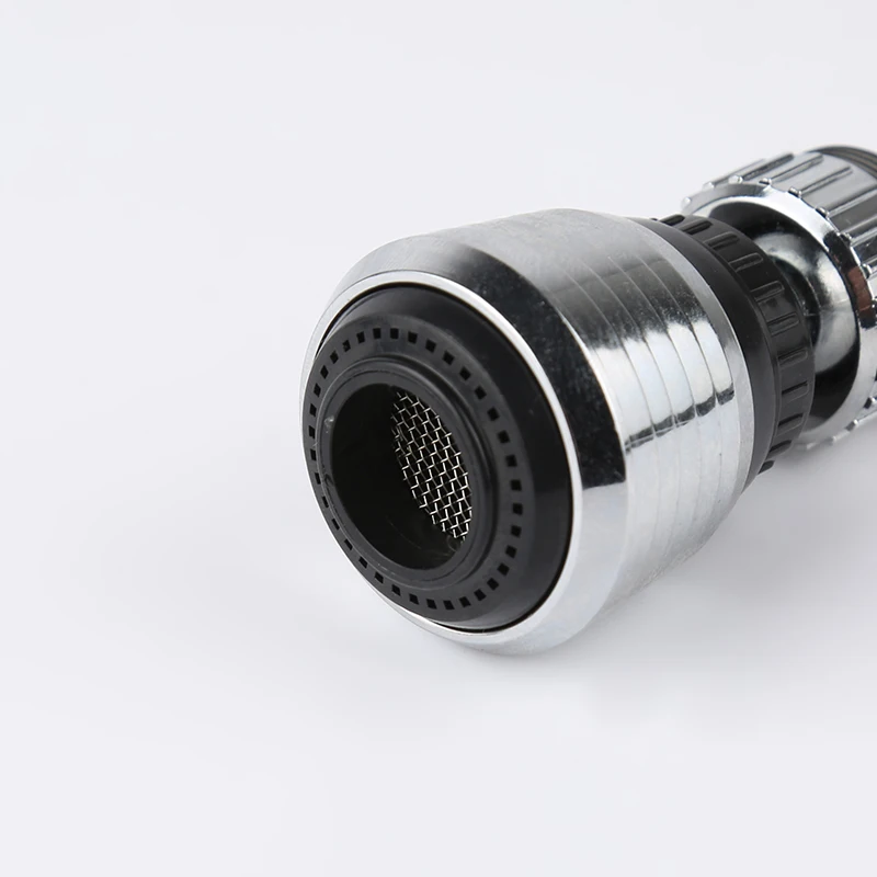 Chrome rotating aerator head water pressure kitchen faucet aerator