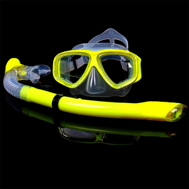 
Diving Snorkeling Scuba Snorkel with Goggles Mask Set 