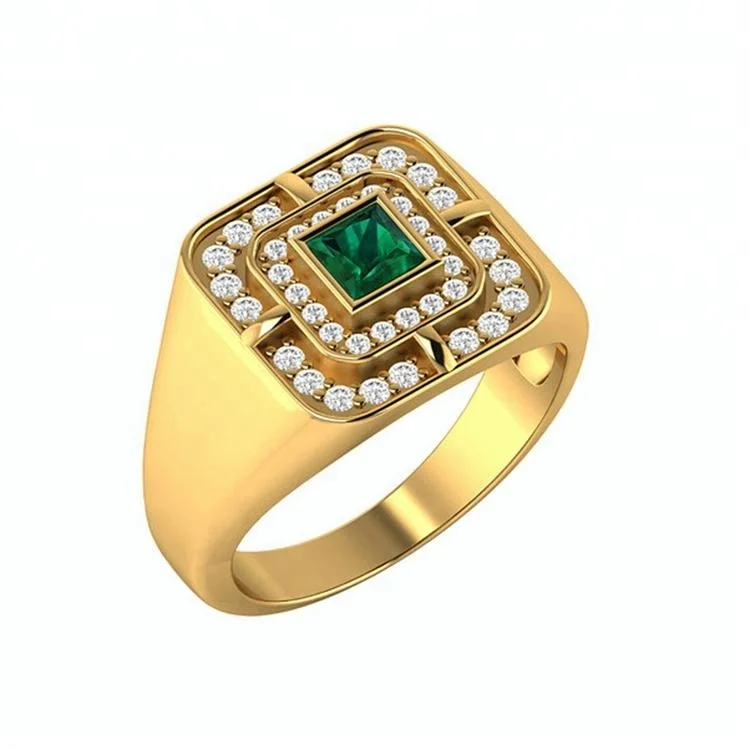 Big Stone Ring 925 Sterling Silver Designs for Men Trendy Square Zircon Silver 925 Rings Women Saiz Besar Wedding Bands or Rings