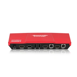 Time setting 4K@60Hz 4:4:4 Network HDMI 2 port USB KVM Switch