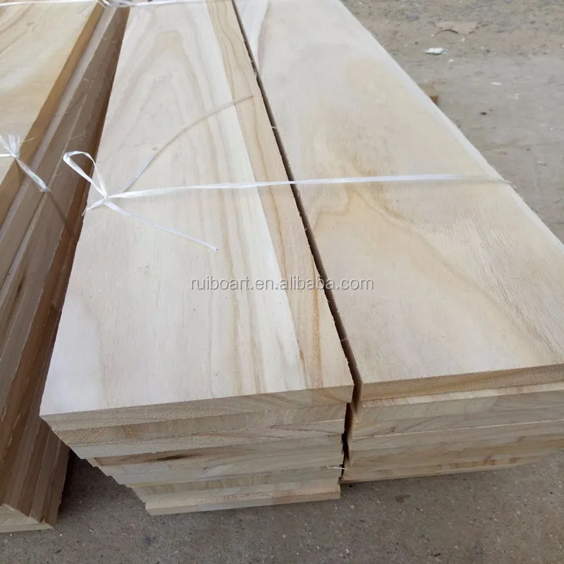 solid wood paulownia board for furniture
