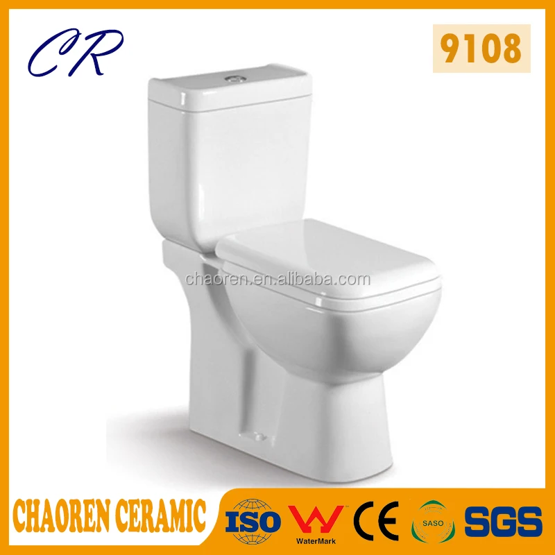 South Africa ceramic washdown two piece toilet Lower Price White Dual-Flush W.C rest room toilet bowl lavatory toilets