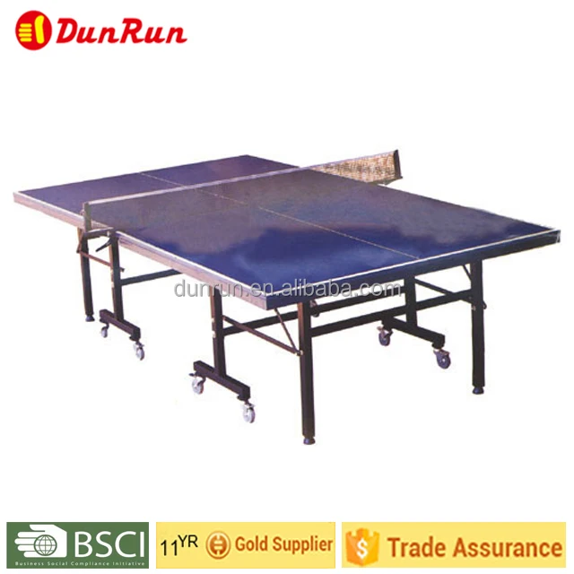Table Tennis Table China Cheap Price Training Equipment Folding Legs Pingpong Table
