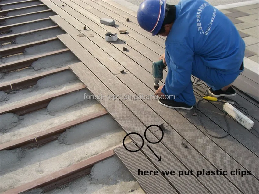 Быстросъемные пластиковые фитинги для наружного напольного покрытия из ДПК, композитный фитинг для настила