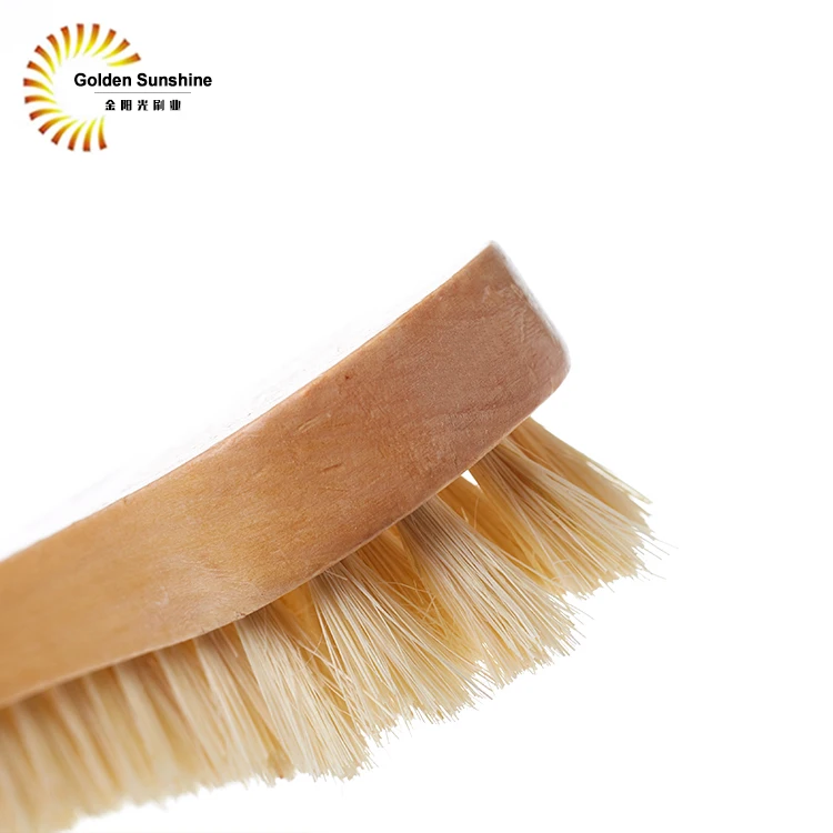 Wood Floor Brush Natural Scrubbing Brush for Floor Bathroom Floor Cleaning Brush