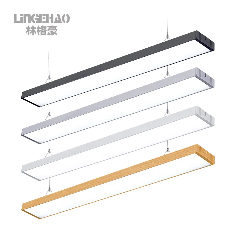 Hanging Line Trunking 1200mm 18W Silver Frame Surface Aluminum Strip Linear Light