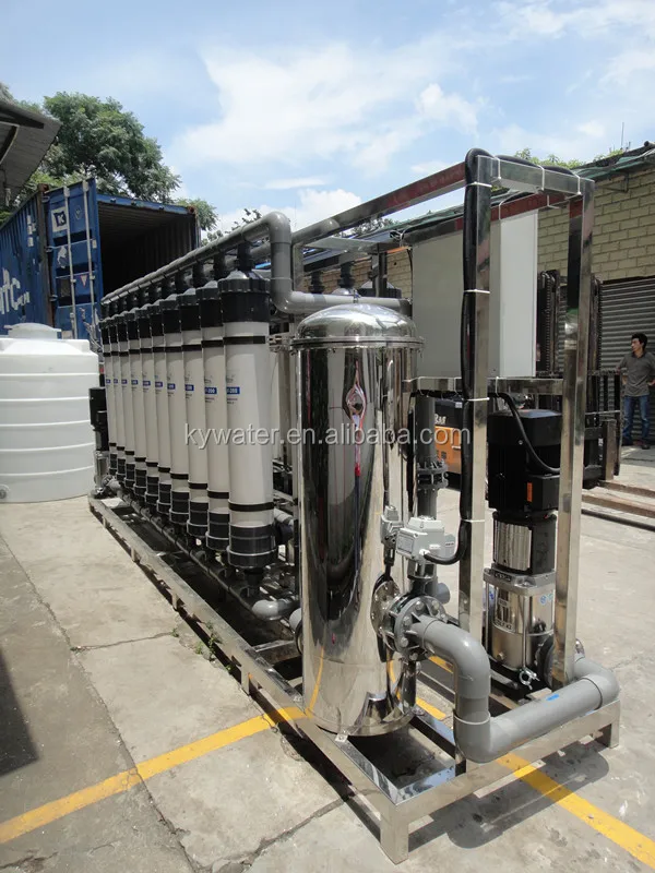 40,000L/H Backwash Water Pump Ultra filtration UF System Ultrafiltration Drinking Mineral Water  Filtration Treatment Plant