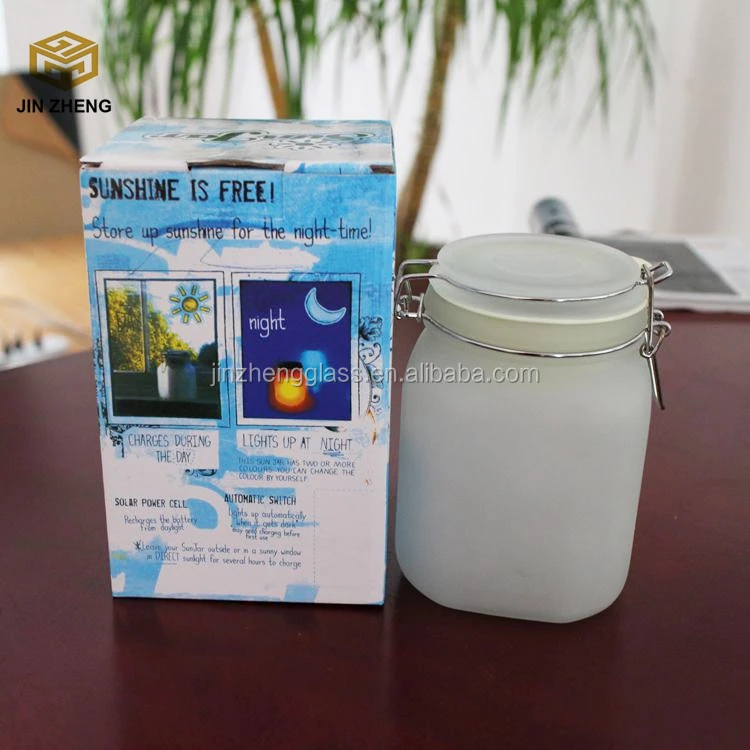 Fashion novel Sun Jar Solar KIDS WEEDING club table Lamp Waterproof powered RGB night light present BABY Beautiful lights