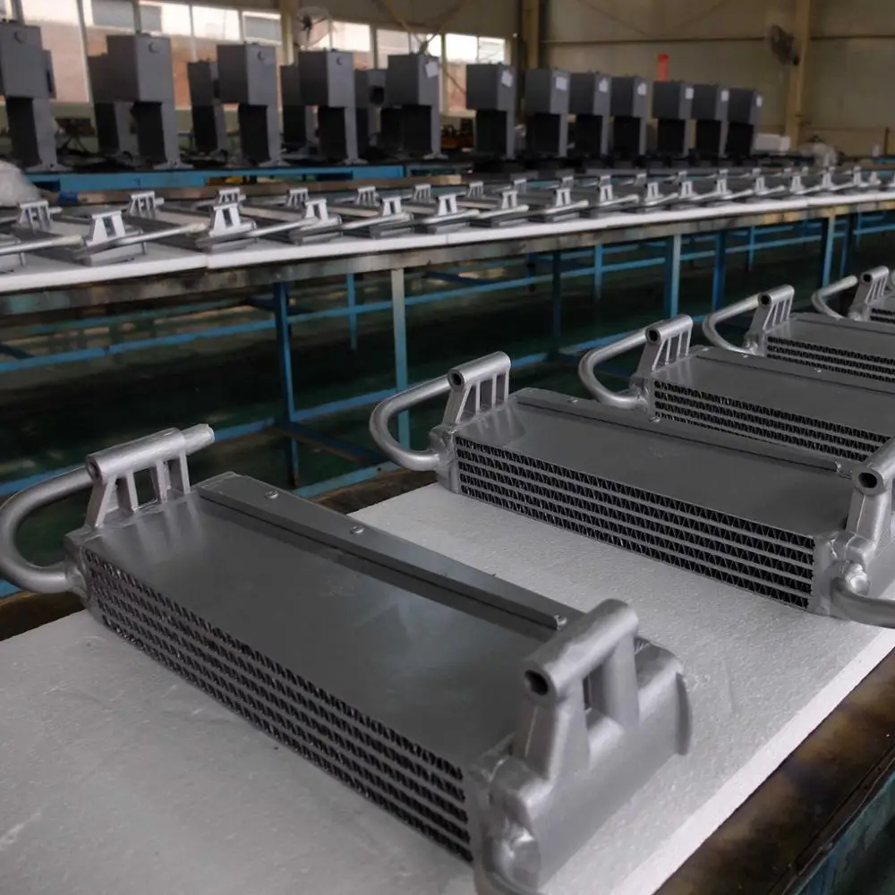 Aluminum Small Oil Cooler  Plate-Bar Boat Engine Heat Exchanger