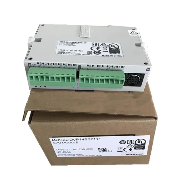 Original and new  DVP-SE series  DVP12SA211R 24VDC  plc controller PLC price list