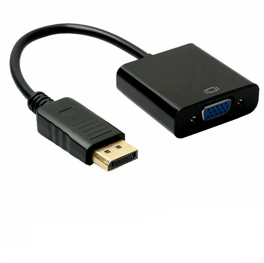 Позолоченный кабель-переходник Displayport папа-VGA