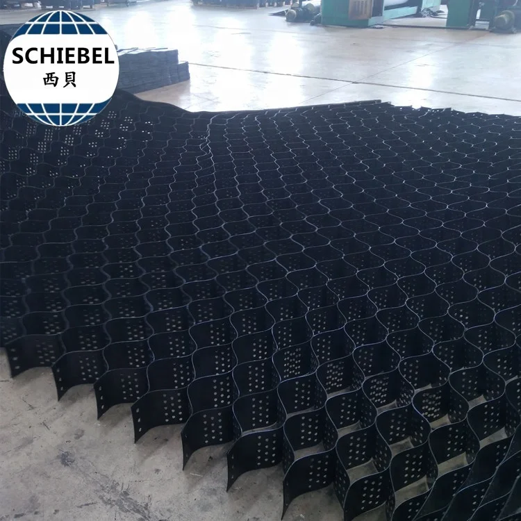 HDPE Geocell  for Load Support / Geocell Cellular Confinement System for Earth sand and gravel