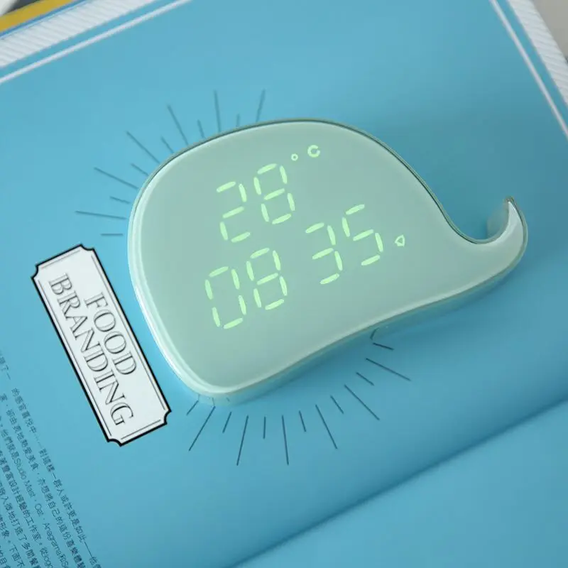 New Design Digital Temperature Date Fridge Magnetic Clock