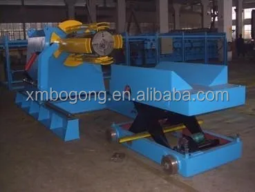 automatic hydraulic uncoiler with feeding car