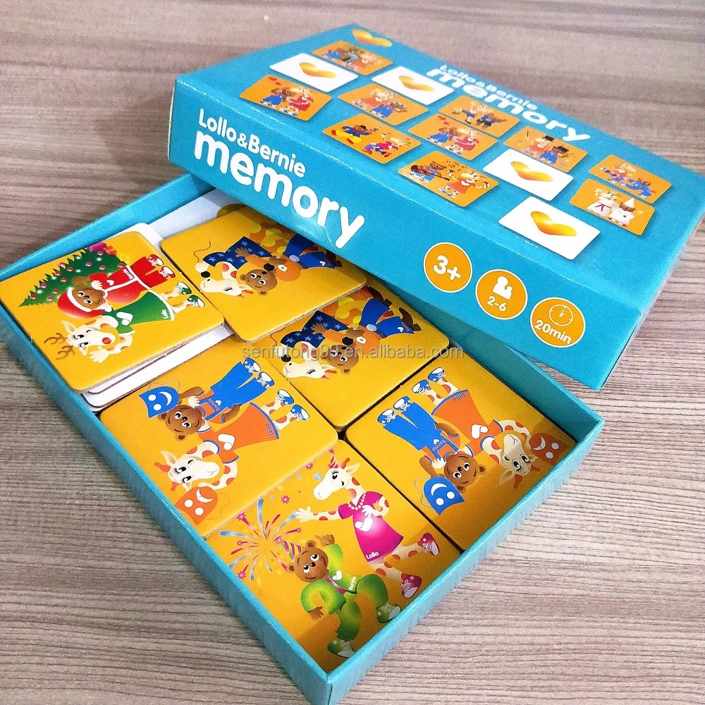 Paper play Card game printing with custom box