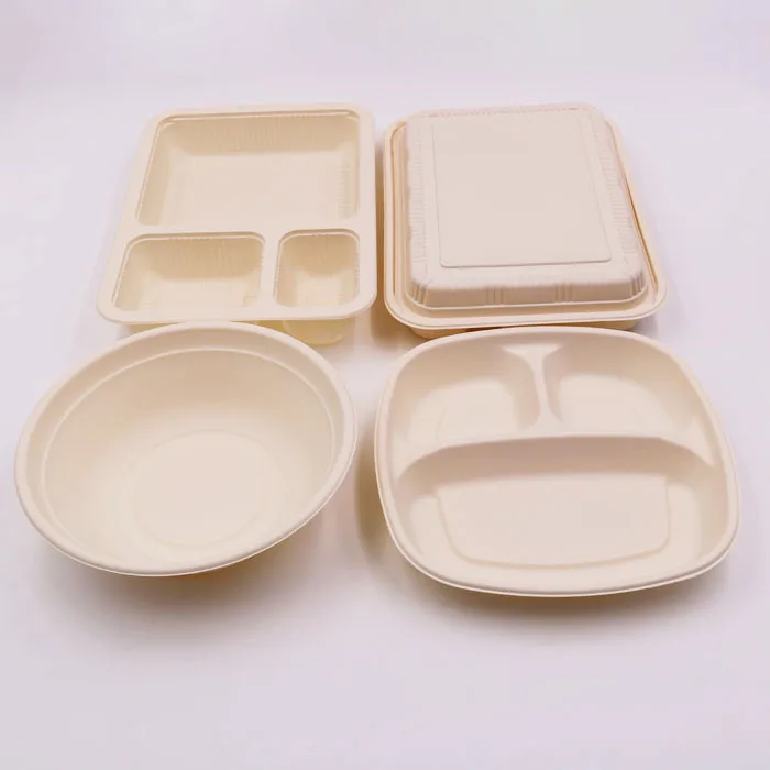 3 compartment disposable food container