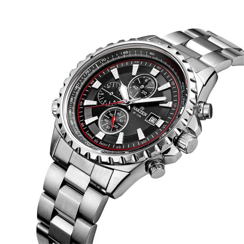 
Own Brand Watches Quartz Steel Men Luxury Brand Wristwatch Custom Made Wrist Japan 2019 Stainless Steel Custom Box Packing VC02 