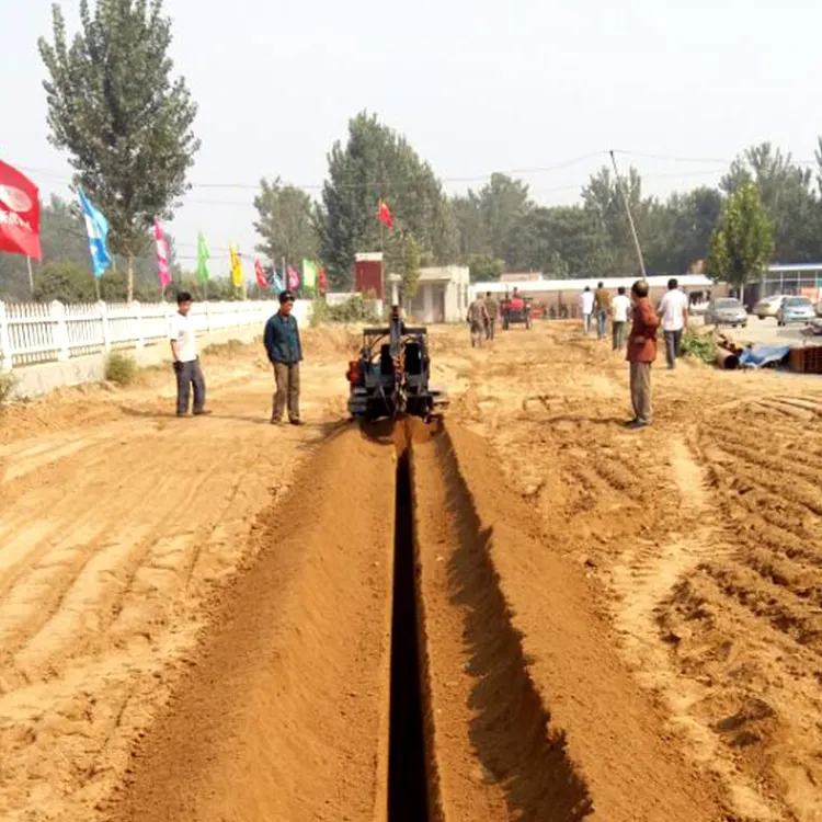 3 Point Hitch Tractor Mounted Trencher Driven Pipeline Chain Ditcher Mini Chainsaw Track Trenching Hydraulic Machine