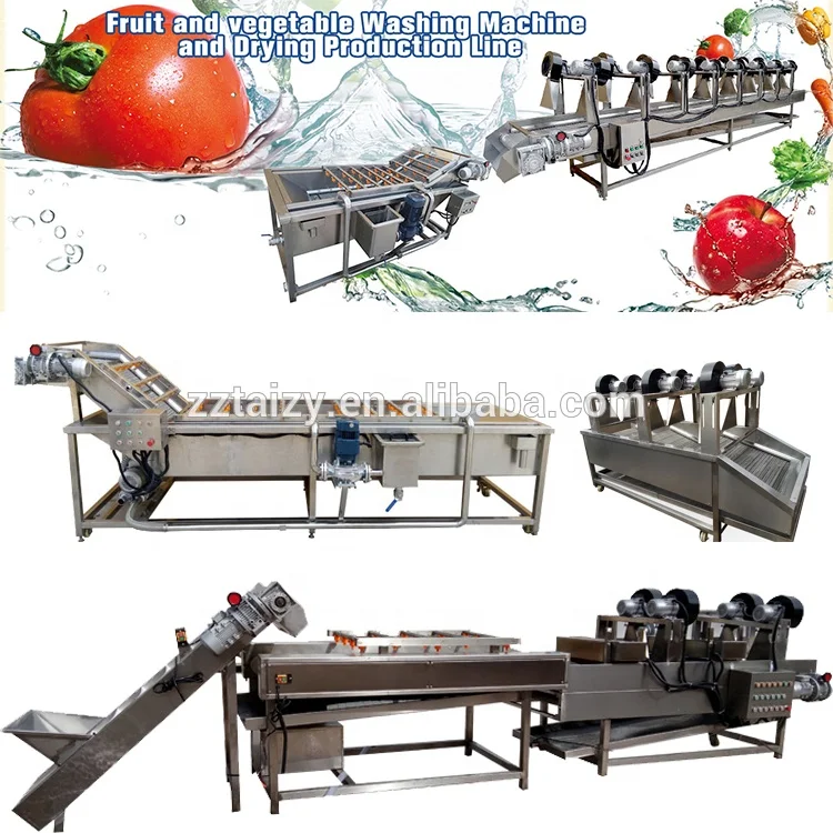 fruit and vegetable cleaner fruit washing machine fruit and vegetable washing and drying machine