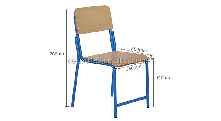 Solid Wood Classroom Table School Student Desk and Chairs Modern Steel Tube School Furniture Wooden 12mm Plywood 20 Sets