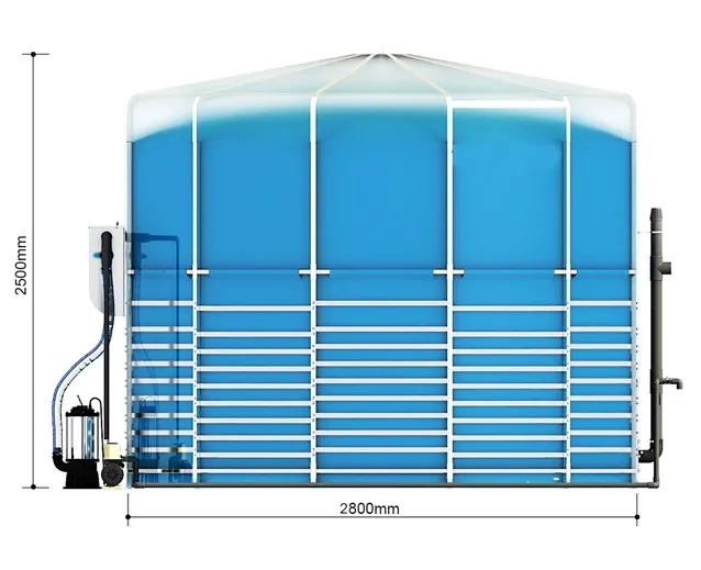 Industrial Assembly Anaerobic Digester to Treat Organic Waste