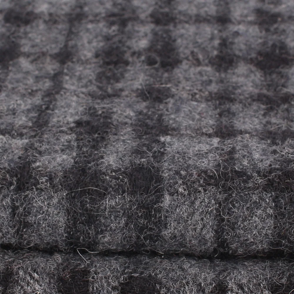 
55% polyester 45% wool check wool cotton woven blend suit fabric 