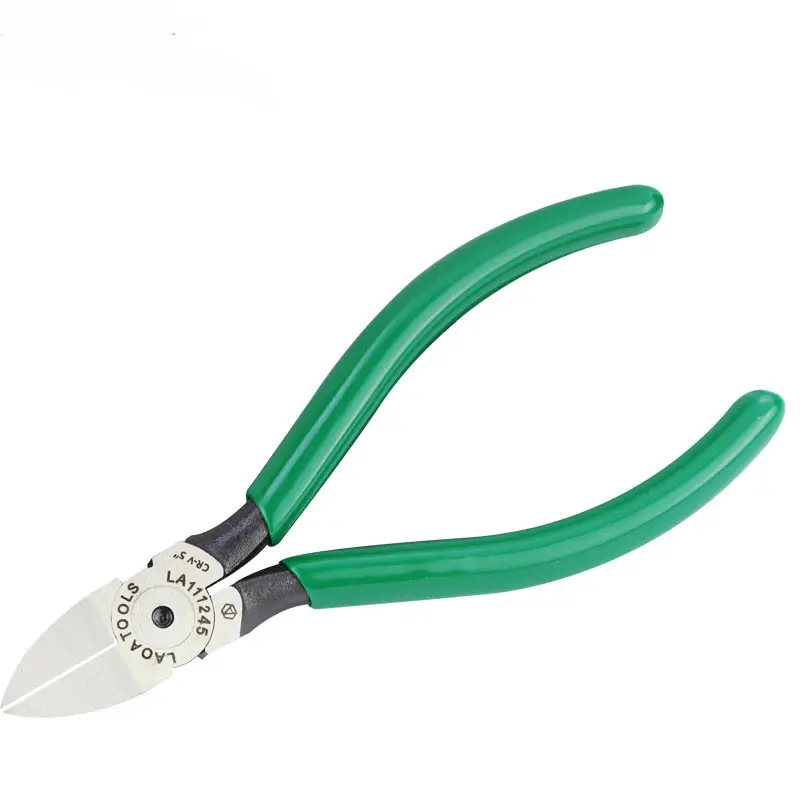 LAOA 7 inch Diagonal pliers for Jewelry CR-V Plastic pliers Nippers Electrical Wire Cable Cutters