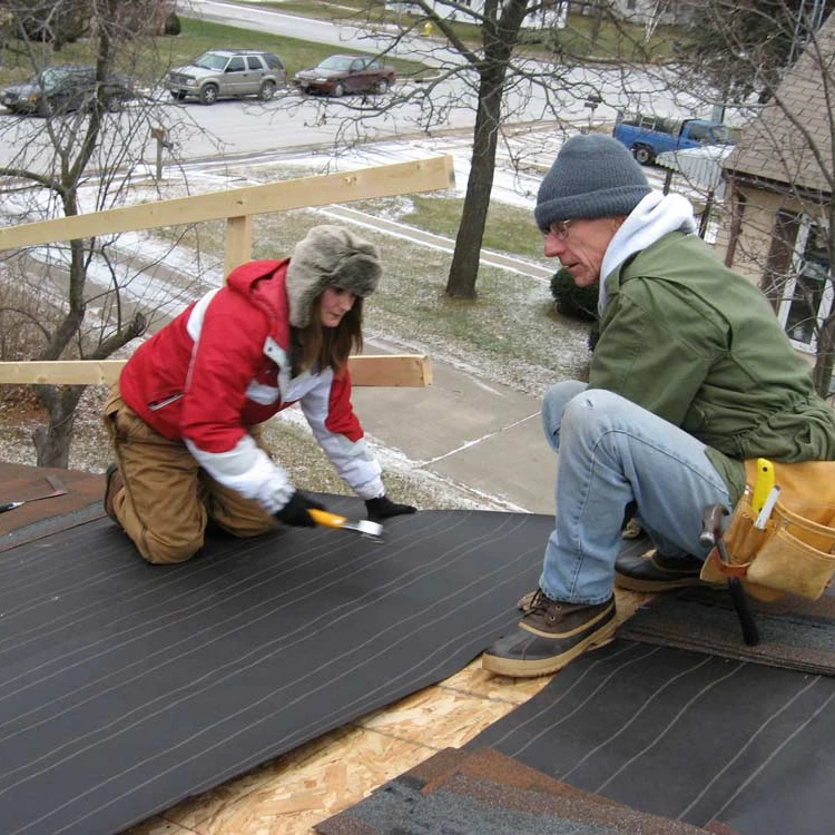 China factory suppliers black building paper asphalt roofing felt shingles underlayment