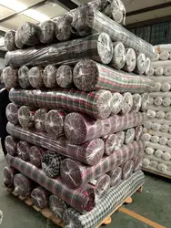 100% хлопчатобумажная пряжа окрашенная тканая саржа мужская рубашка