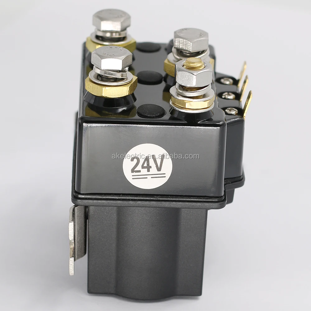 DC Contactor for Motor Reversing Winch Relay, Continuous to 100A Short Time Duty 400A 48V Winch Relay^