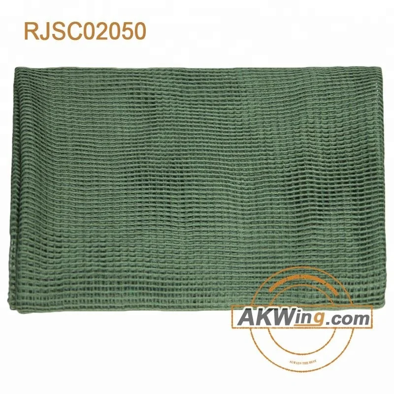 Olive Green plain military shemagh scarf Polyester sniper Face Veil Hijab head military scarf