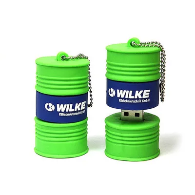 Cool Oil Drum USB Flash Drives 4GB 8GB 16GB 32GB Pen Drive Personalized Memory Stick Flash Disk on Key Pen Drive Creative Gifts