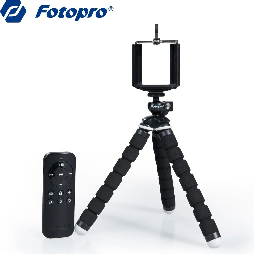 Fotopro Manufacturer Foldable Ball Head Table Mini DSLR Camera Phone Tripod Mount