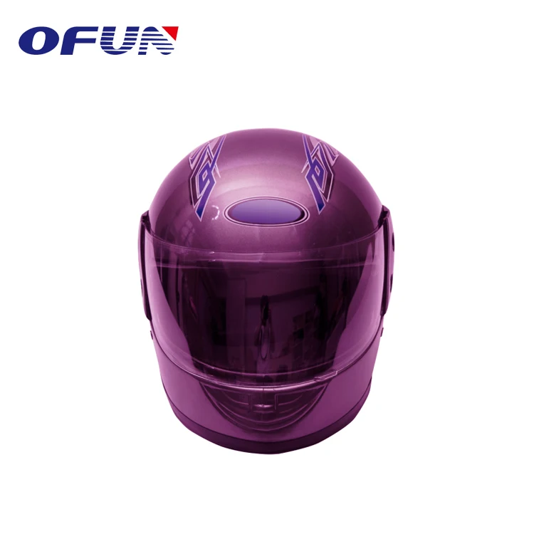 OFUN High Quality PVC Visor Flip Up Vintage Motorcycle Helmet