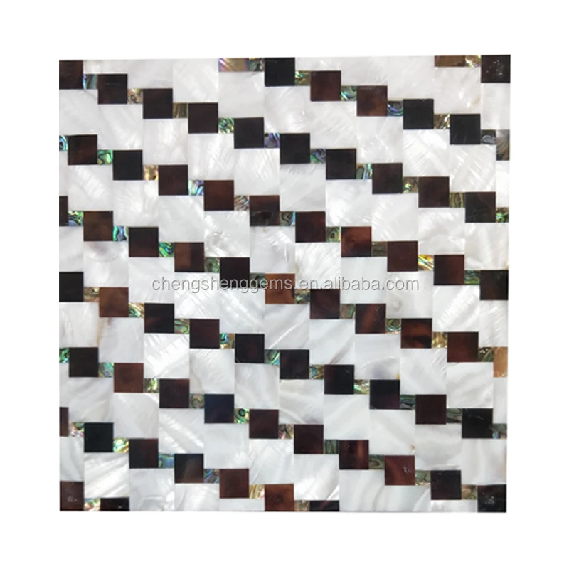 Мозаичная плитка из смешанных ракушек от китайского производителя