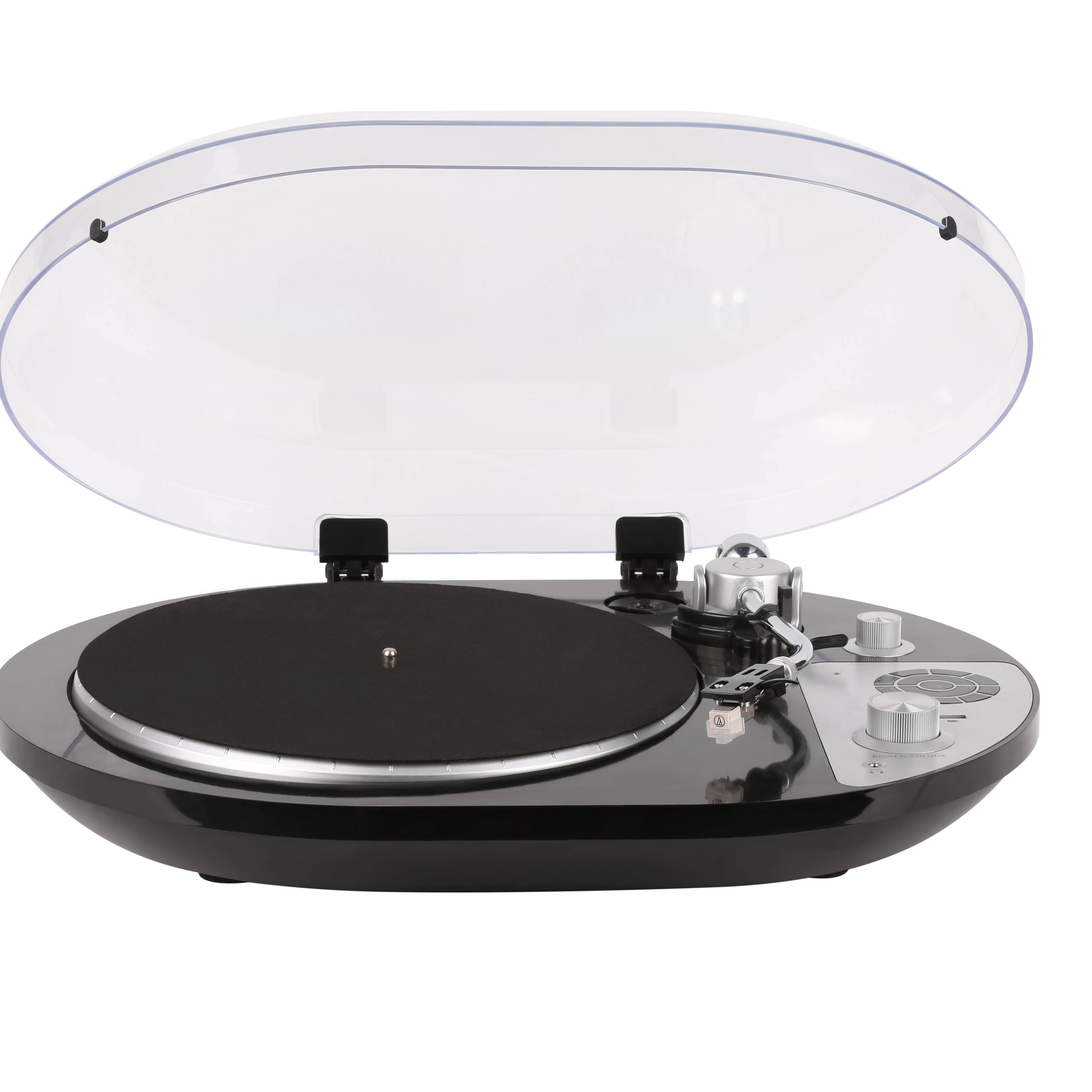 
Bluetooth turntable with 40 Watt Speakers, Vinyl Record Player with Magnetic Cartridge built in Battery USB record MP3 USB PLAY 