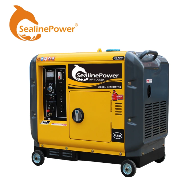 5KW low noise super silent type diesel generator for home use