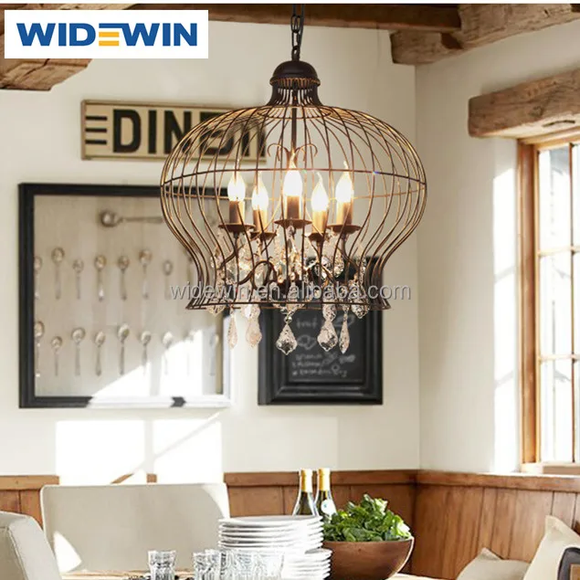 
American Vintage Iron Cage Shade Pendant Lamp/Cage Chandeliers 