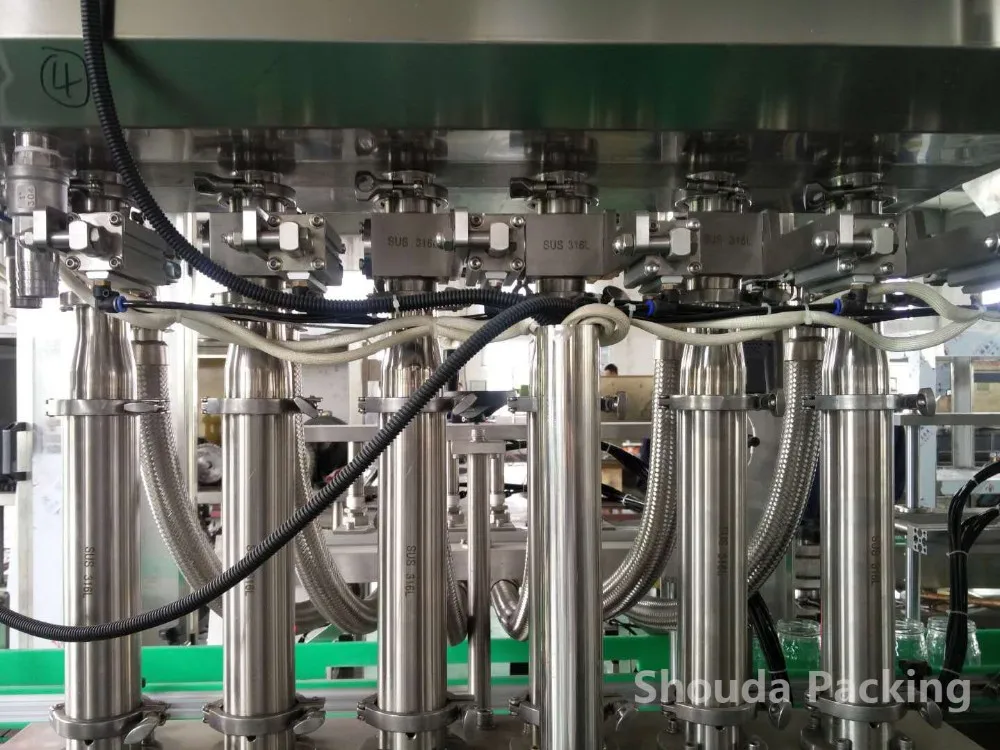 Automatic  tomato paste can filling machine with CE certificate