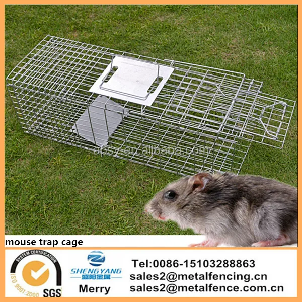 
Mouse Cage Animal Foldable Trap for Possum Cat Rabbit Woodchucks Hare 