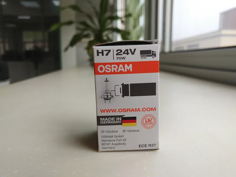 
Osram headlight 64215 24V H7 70W auto bulb made in Germany 