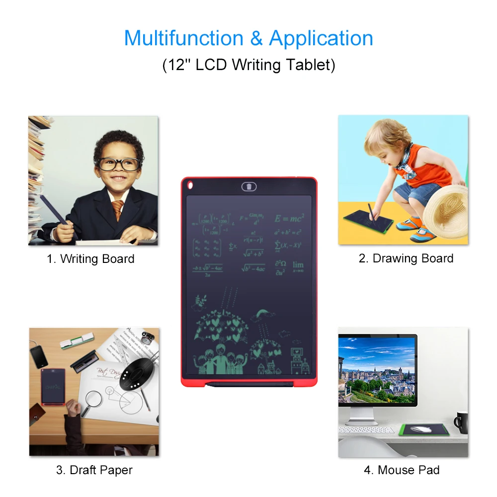 8.5' LCD Writing Tablet Digital Graphic Tablet Electronic Handwriting Drawing Pad Board Notepad + Stylus Pen for Kids