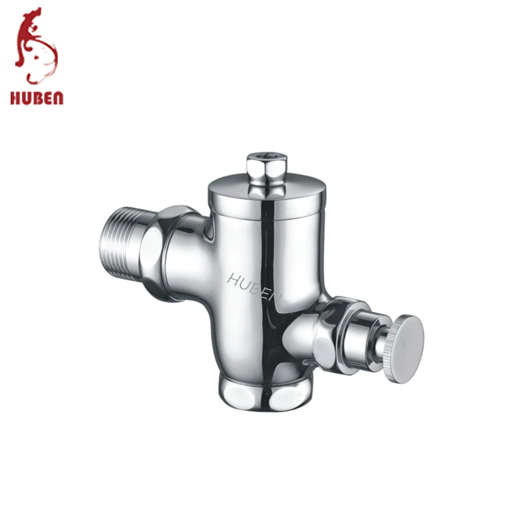 
Toilet hand control brass push button flush valve 