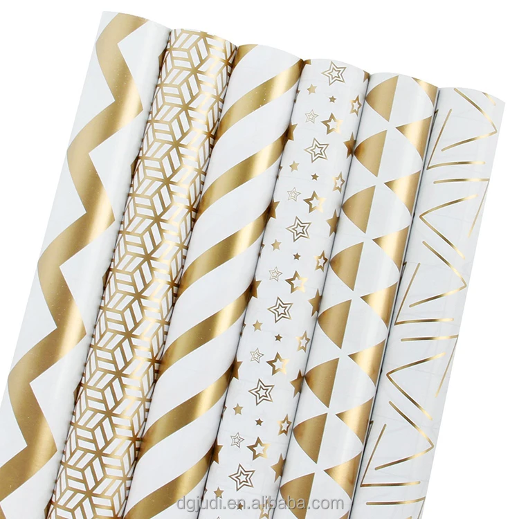 
Customize packaging and printing gift wrapping paper roll 